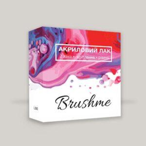 Акриловый лак и крепление на стену для картины (Brushme L300)