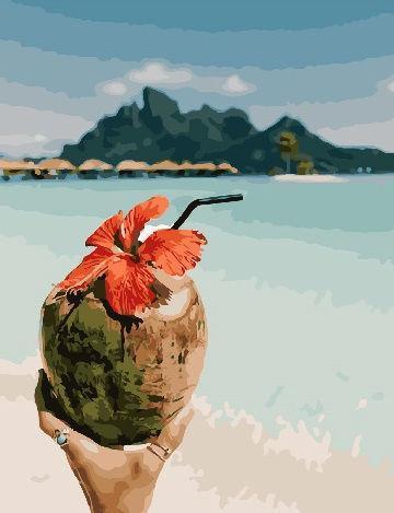 Картина по номерам Кокосовые Мальдивы (Brushme PGX28164) Картина по номерам Кокосовые Мальдивы (Brushme PGX28164)