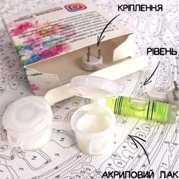 Акриловый лак и крепление на стену для картины (Brushme L300) фото 2