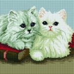 Алмазная мозаика Кошачья любовь (Brushme EF174)
