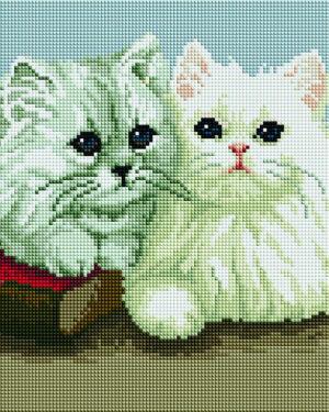 Алмазная мозаика Кошачья любовь (Brushme EF174)