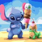 Картина по номерам Стич с мороженым (Brushme GX24348)