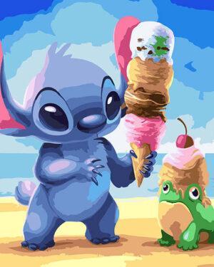 Картина по номерам Стич с мороженым (Brushme GX24348)