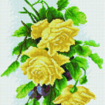 Алмазная мозаика Золотые розы (Brushme EF096)