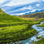 Картина по номерам Альпийский луг (Brushme GX30094)