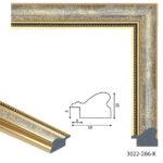 Багетная рамка 3022-286 (светлое дерево барокко) (Brushme RN29)