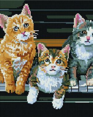 Алмазная мозаика Игривые котята (Brushme GF2960)