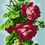 Алмазная мозаика Осенние розы (Brushme EF097)