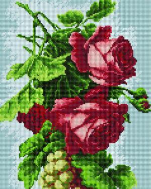 Алмазная мозаика Осенние розы (Brushme EF097)