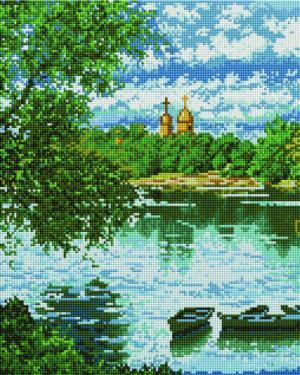Алмазная мозаика Тайное место у пруда (Brushme GF2197)