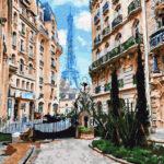 Картина по номерам Вид на Ейфеливу башню (Brushme GX32318)
