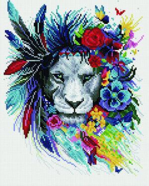 Алмазная мозаика Вождь Прайда (Brushme EF646)