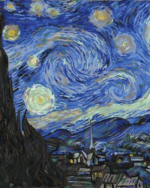 Картина по номерам Звездная ночь (Ван Гог) (Brushme PGX4756)