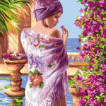 Картина по номерам Цветы у лоджы (Brushme GX24107)