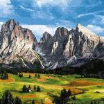 Картина по номерам Горы (Brushme GX27769)