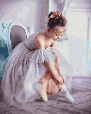 Картина по номерам Маленькая балерина (Brushme GX33063)