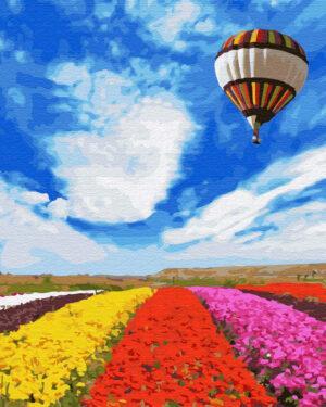 Картина по номерам Полёт над тюльпанным полем (Brushme GX34021)