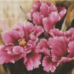 Алмазная мозаика Розовые цветы (Brushme GF569)