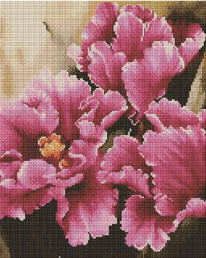 Алмазная мозаика Розовые цветы (Brushme GF569)