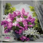 Картина по номерам Сирень на окне (Brushme GX8592)