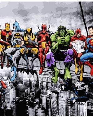 Картина по номерам Cупер хиро компани (Brushme GX25864)