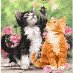 Картина по номерам Весенние котята (Brushme GX25640)