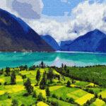 Картина по номерам Горный пейзаж (Brushme GX34383)
