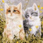 Картина по номерам Пара котят (Brushme G294)