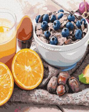 Картина по номерам Полезный завтрак (Brushme GX34872)