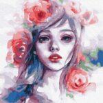 Картина по номерам Девушка-весна (Brushme GX32208)