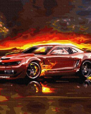 Картина по номерам Огненный драйв (Brushme GX32628)