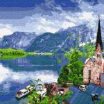 Картина по номерам Вид на горное озеро (Brushme GX33056)
