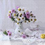 Картина по номерам Нежный натюрморт с полевыми цветами (Brushme GX33866)