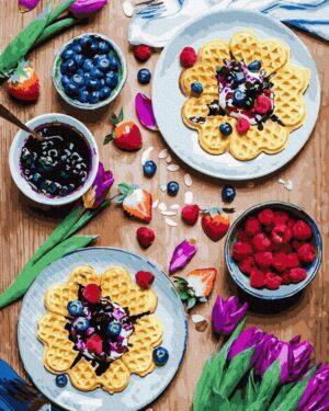 Картина по номерам Вкусный полезный завтрак (Brushme GX34284)