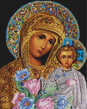 Алмазная мозаика Икона Мария и Иисус (Brushme GF2777)