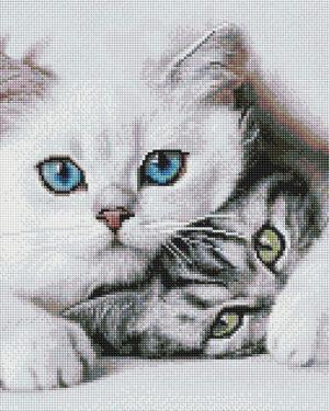Алмазная мозаика Наглый котик (Brushme GF3775)