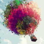 Картина по номерам Воздушный шар (Brushme PGX3355)