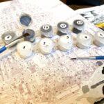 Алмазная картина-раскраска Спелые персики (Brushme GZS1139)