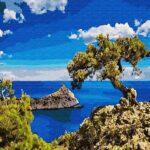 Картина по номерам Побережье Кипра (Brushme GX30162)