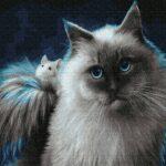 Картина по номерам Котик и мышка (Brushme GX29836)