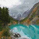 Картина по номерам Вид на горное озеро (Brushme GX35791)