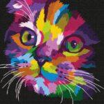 Картина по номерам Радужный котенок (Brushme GX35799)