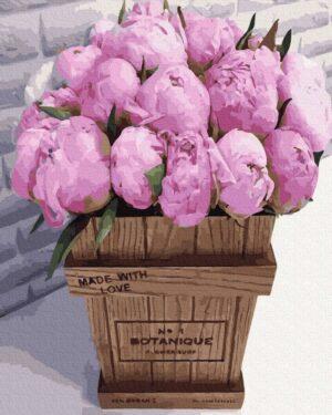 Картина по номерам Букет розовых пионов (Brushme GX36092)
