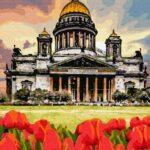 Картина по номерам Тюльпаны у Берлинского собора (Brushme GX36522)
