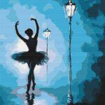 Картина по номерам Балерина в свете фонарей (Brushme BS25686)