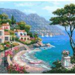 Алмазная картина-раскраска Летняя идиллия (Brushme GZS1002)