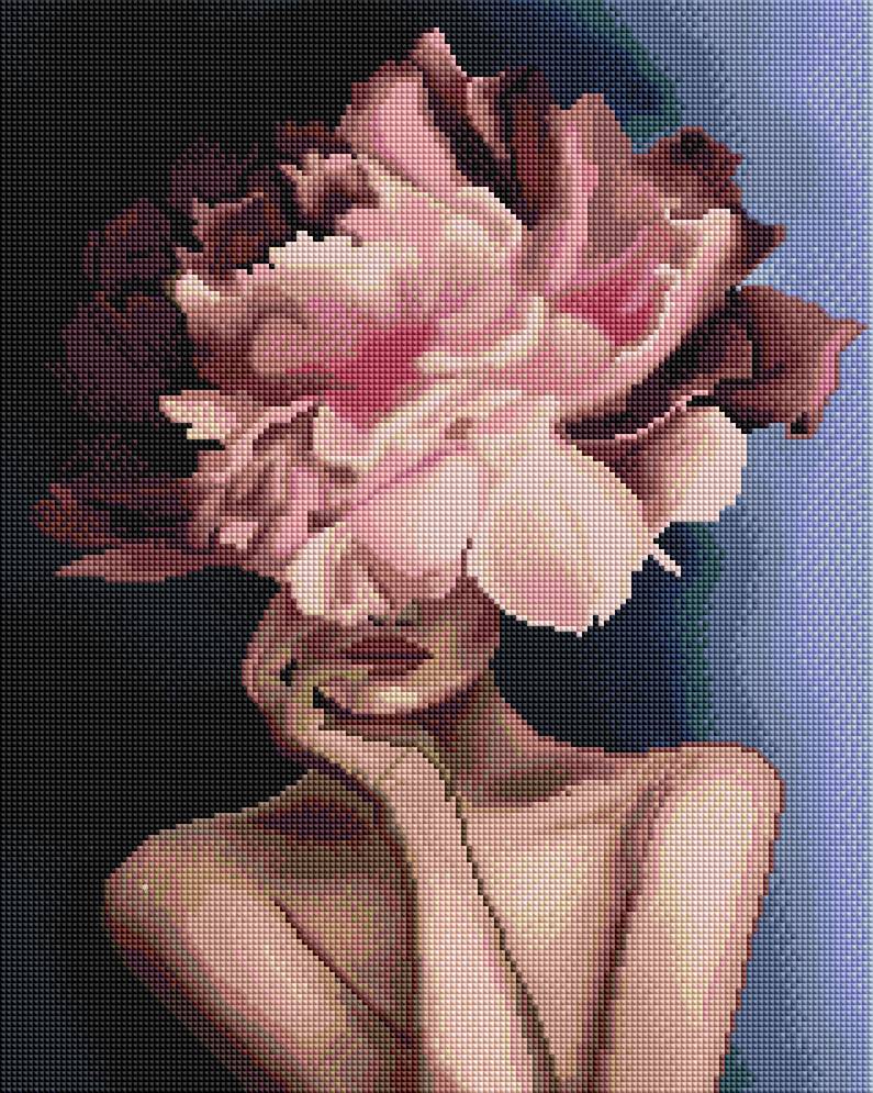 Алмазная мозаика Изящный цветочек (Brushme GF4803)