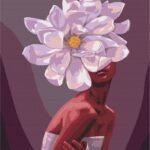 Картина по номерам В обьятиях цветов (Brushme BS51361)