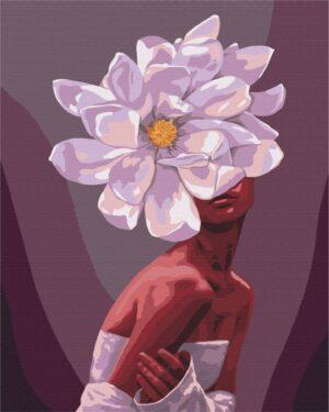 Картина по номерам В обьятиях цветов (Brushme BS51361)