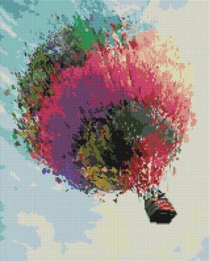 Алмазная мозаика Полет на шаре (Brushme GF4788)